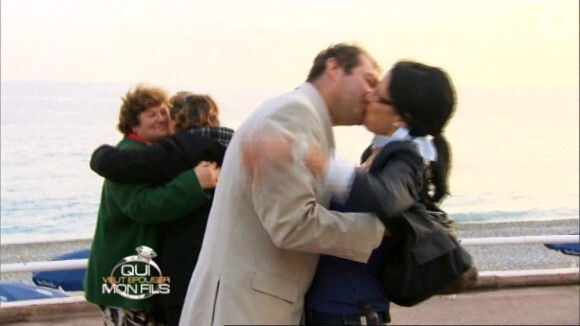 Frédéric et Sandrine à Nice dans Qui veut épouser mon fils ?, saison 2, sur TF1 le vendredi 7 septembre 2012
