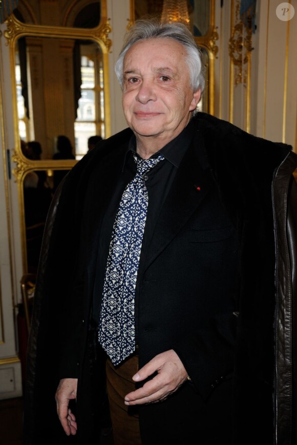 Michel Sardou à Paris, le 8 février 2012.