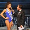 Auline Grac, en maillot de bain, élue Miss Prestige National 2013 au Lido, le 10 décembre 2012