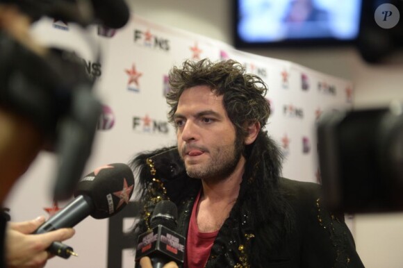 -M- lors de la soirée Virgin Radio Fans, à Paris, le 8 décembre 2012