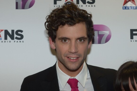 Mika lors de la soirée Virgin Radio Fans, à Paris, le 8 décembre 2012
