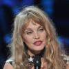Arielle Dombasle dans l'émission 300 Choeurs Pour La Vie diffusée sur France 3. La Plaine St-Denis, le 24 septembre 2012.