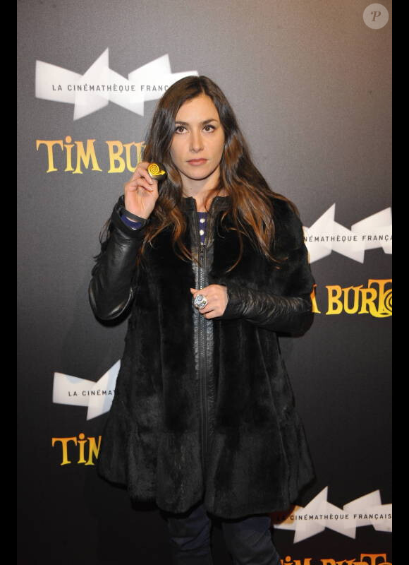 Olivia Ruiz au vernissage de l'exposition Tim Burton à Paris le 5 mars 2012.