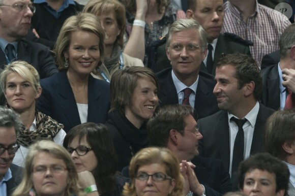 Kim Clijsters faisait ses adieux au monde du tennis devant ses fans et sous les yeux de la princesse Mathilde et du prince Philippe lors du Thank You Games organisé à Anvers le 12 décembre 2012