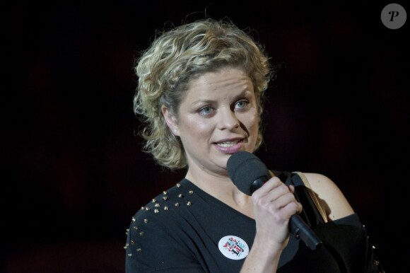 Kim Clijsters faisait ses adieux au monde du tennis devant ses fans lors du Thank You Games organisé à Anvers le 12 décembre 2012