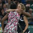 Kim Clijsters faisait ses adieux au monde du tennis devant ses fans lors du Thank You Games organisé à Anvers le 12 décembre 2012 en compagnie d'une de ses plus grandes rivales, Venus Williams
