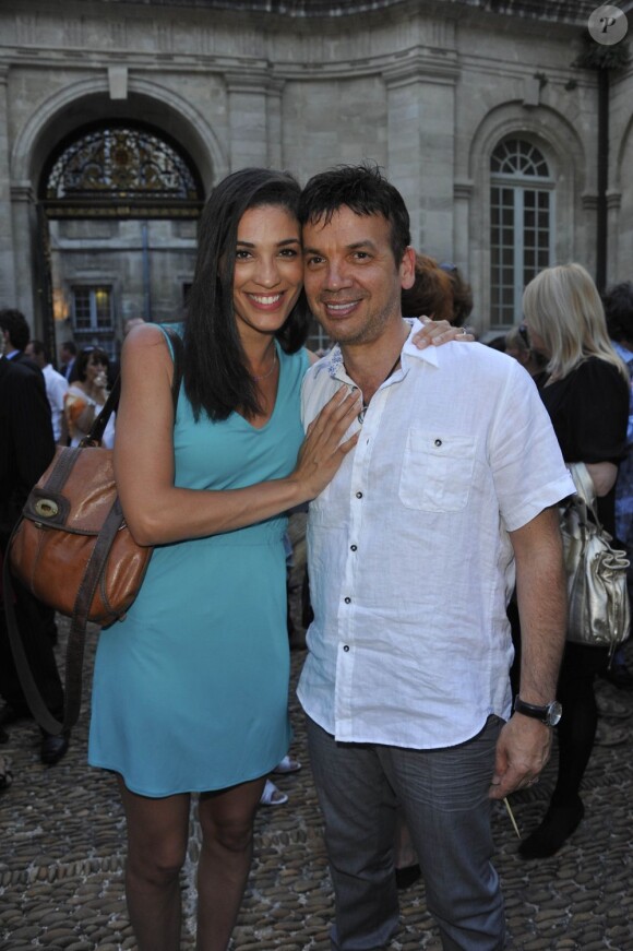 Jean-Felix Lalanne et sa femme le 1er juillet 2012. Il était à Courchevel le 15 décembre 2012 pour la remise des Prix des Femmes en or.
