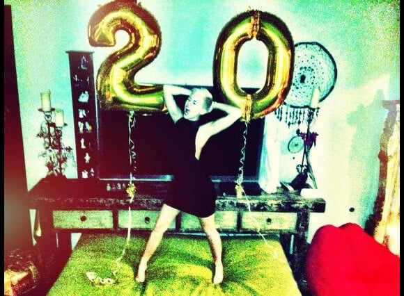 Miley Cyrus pour ses 20 ans.