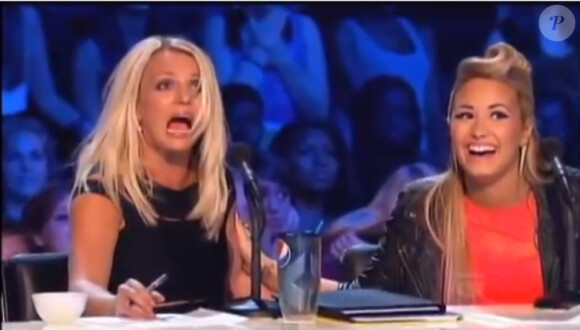 Britney Spears, reine de la grimace dans X Factor USA