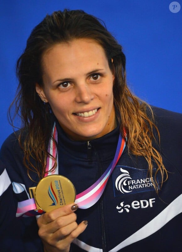 Laure Manaudou lors des championnats d'Europe petit bassin de Chartres le 25 novembre 2012