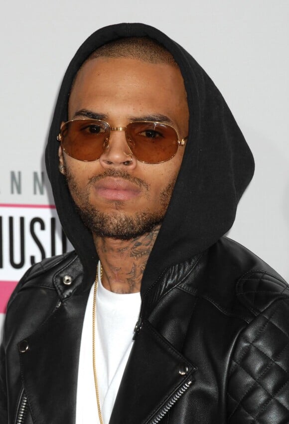 Chris Brown lors des American Music Awards au Nokia Theatre. Los Angeles, le 18 novembre 2012.