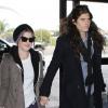 Kelly Osbourne et son petit ami Matthew Mosshart arrivent à l'aéroport de Los Angeles, le 23 decembre 2012.