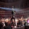 Johnny Hallyday en concert au Royal Albert Hall à Londres, le 15 octobre 2012.