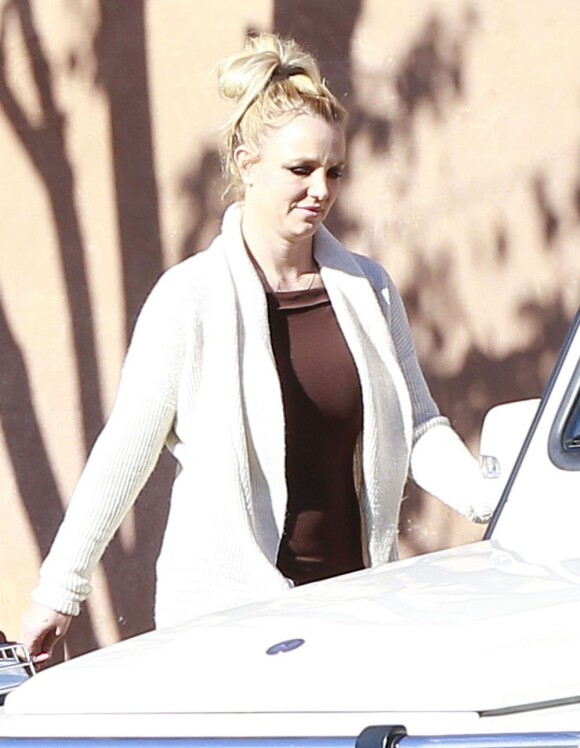 Britney Spears dans les rues de Los Angeles, le 27 décembre 2012.