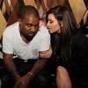 Kanye West et Kim Kardashian à la soirée Aby Rosen's Dinner and Party à Miami le 6 décembre 2012.