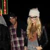Michael Phelps et sa belle blonde Megan Rossee lors d'une nuit passée au club The Sayers de Hollywood à Los Angeles le 15 novembre 2012