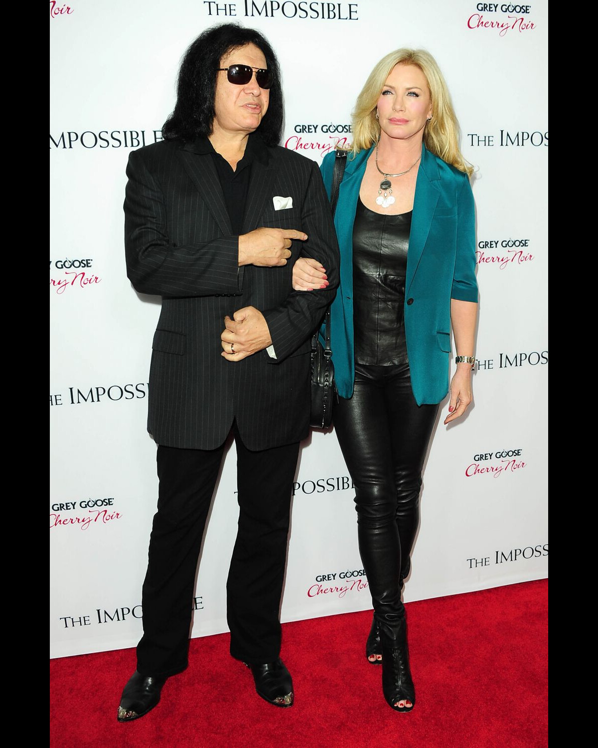 Photo : Gene Simmons et Shannon Tweed à Los Angeles, le 10 décembre 2012. -  Purepeople