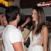Alessandra Ambrosio et son fiancé Jamie Mazur ont fêté le nouvel an au Brésil au café La Mosique à Florianopolis. 1er janvier 2013.