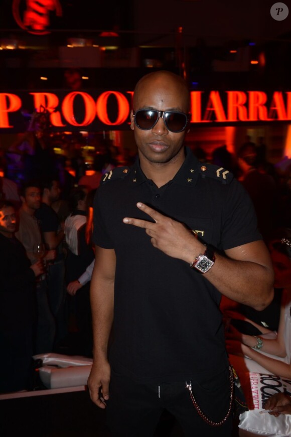 Rohff lors du réveillon du Nouvel An 2013 au VIP Room Marrakech, le 31 décembre 2012.