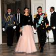  La reine Margrethe, le prince Henrik, le prince Frederik et la princesse Mary recevaient le 4 janvier 2013 à Christiansborg les responsables des grandes organisations nationales. 