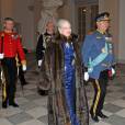  La reine Margrethe, le prince Henrik, le prince Frederik et la princesse Mary recevaient le 4 janvier 2013 à Christiansborg les responsables des grandes organisations nationales. 