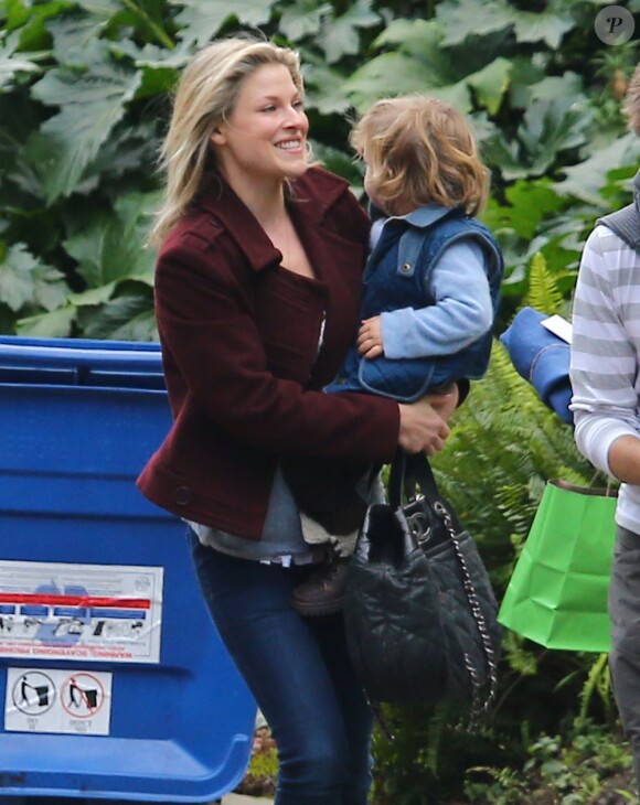 Ali Larter se rend chez Miranda Kerr à Los Angeles pour célébrer l'anniversaire de Flynn avec son fils. Le 5 janvier 2012