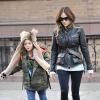 La super maman Sarah Jessica Parker emmène son fils James, 9 ans, à l'école avant de venir chercher ses jumelles Marion et Tabitha, à New York, le 7 janvier 2013