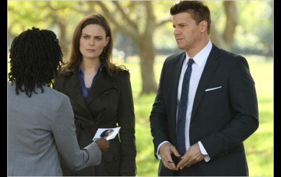 Booth et Brennan dans Bones