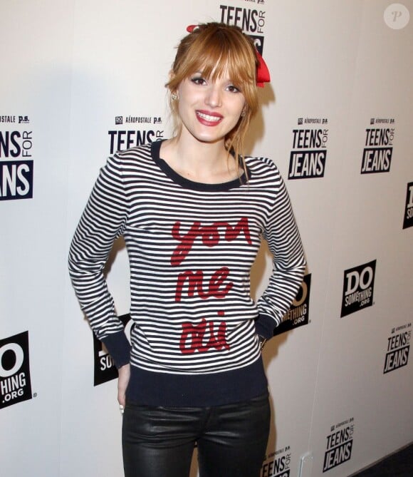 Bella Thorne présente à la 6ème soirée annuelle des Teens For Jeans à West Hollywood, le 8 janvier 2013.