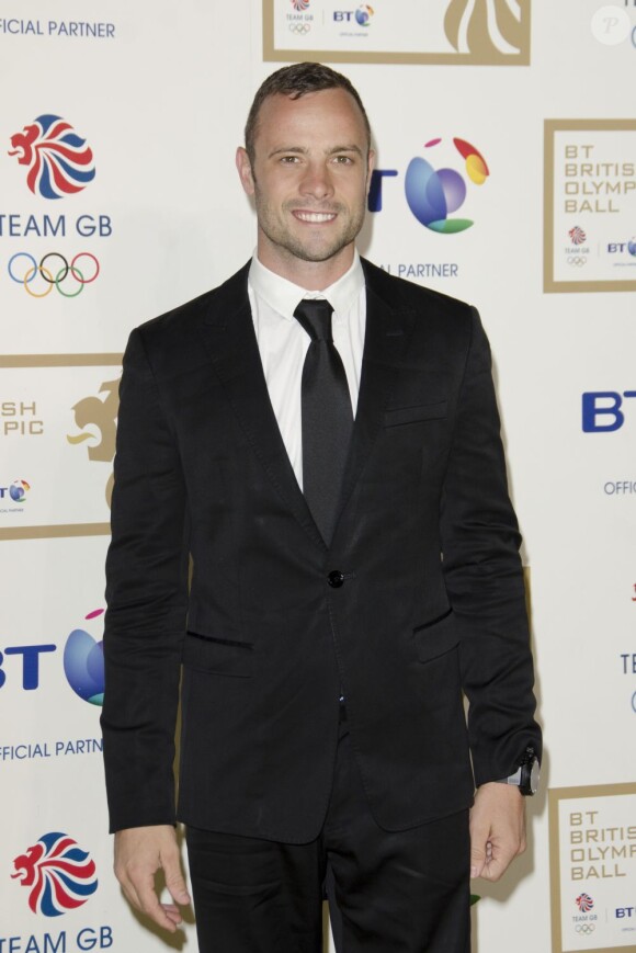 Oscar Pistorius au BT British Olympic Ball 2012 au Grosvenor House Hotel de Londres, le 30 novembre 2012