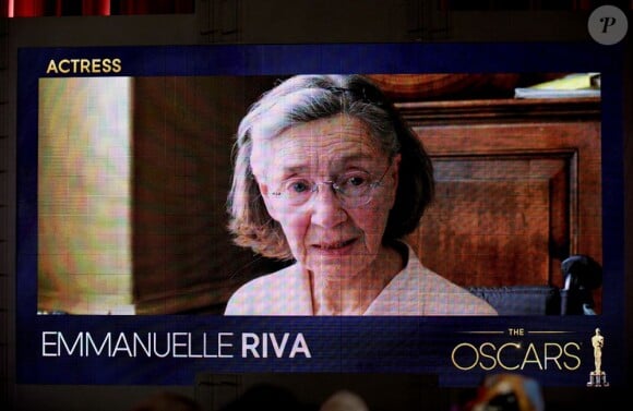 Emmanuelle Riva (Amour) sera la représentante la plus âgée aux Oscars 2013. 86 ans et nommée à l'Oscar de la meilleure actrice.