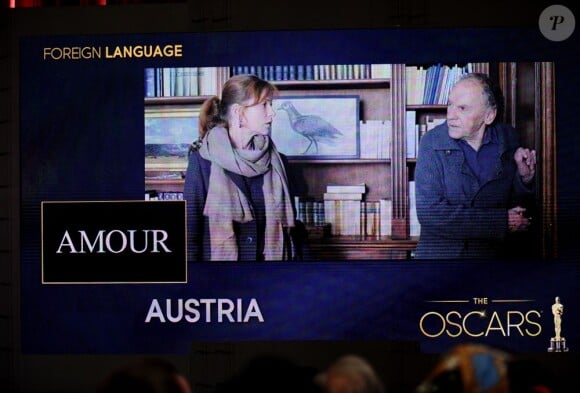 Amour s'offre 5 citations aux Oscars 2013.