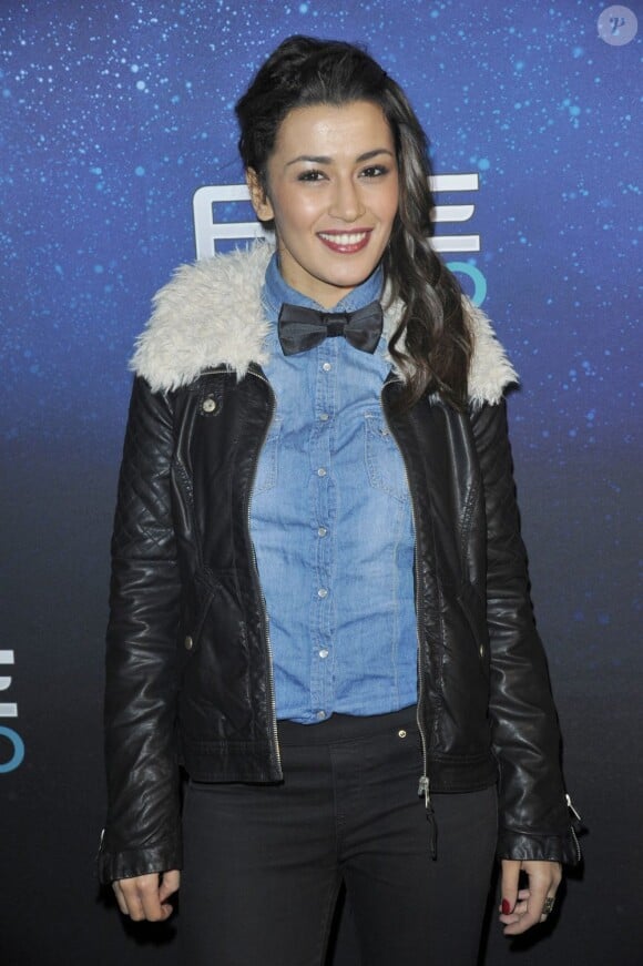 Karima Charni à la soirée des 30 ans de Axe, à Paris le 10 janvier 2013.