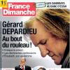 Couverture de France Dimanche, en kisoques depuis le 11 janvier 2013.