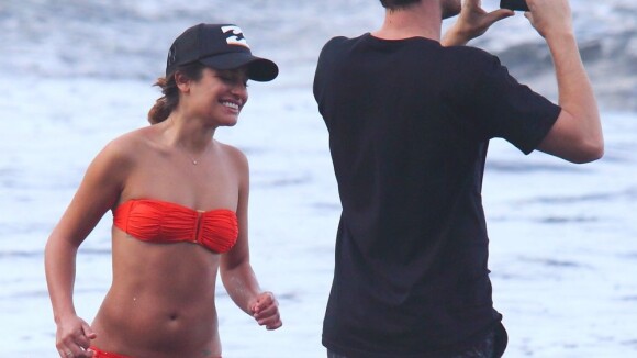 Lea Michele, en bikini, très tendre avec son amoureux Cory Monteith