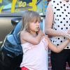 Michelle Williams et sa fille Matilda à Los Angeles le 27 août 2012