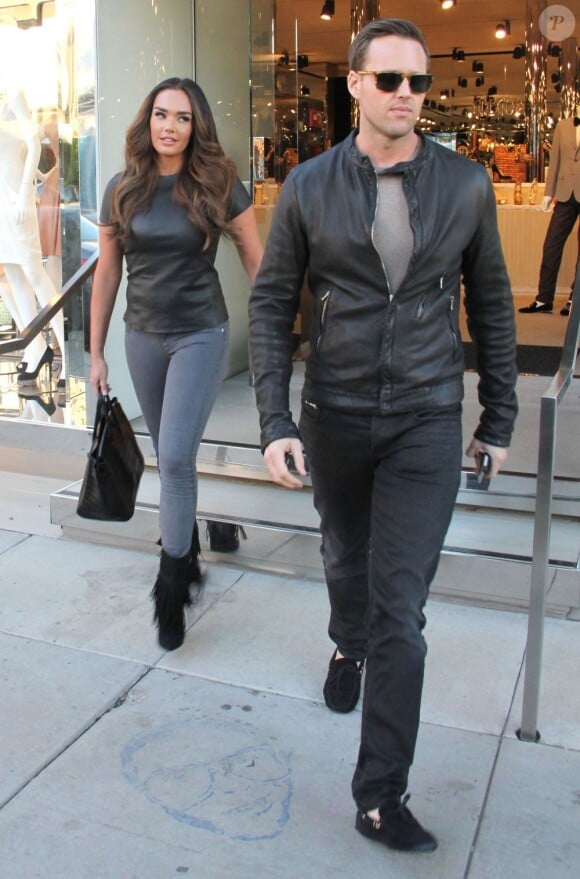 Tamara Ecclestone était aperçue avec son manager et ami Scott Harvey-Nicholls, lors d'une session shopping à West Hollywood le 14 janvier 2013.