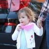 Jennifer Garner emmène Seraphina, toujours aussi adorable, à son cours de danse classique, le 17 janvier 2013 à Los Angeles