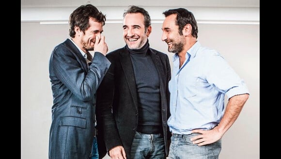 Guillaume Canet, Jean Dujardin et Gilles Lellouche prêts pour pour Le Débarquement.