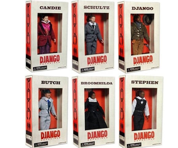 Les figurines à l'effigie des personnages de Django Unchained ont été retirés suite à des réclamations émanant d'associations mécontentes.