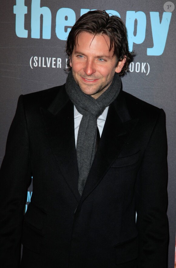 Bradley Cooper pendant la première française du film Happiness Therapy à l'UGC Normandie de Paris, le 17 janvier 2013