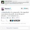 Capture d'écran de la réponse de Maurane au premier tweet de la blogueuse, le 19 janvier 2013.