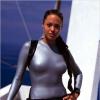 L'actrice Angelina Jolie incarne Lara Croft dans Tomb Raider le Berceau de la Vie en 2003.