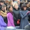 Sasha et Malia Obama, jeunes filles lookées et remarquées le 21 janvier 2013 à la cérémonie d'investiture de leur papa Barack Obama à Washington