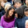 Sasha et Malia Obama, complices avec leur maman Michelle, ont été remarquées par leurs looks le 21 janvier 2013 à la cérémonie d'investiture de leur papa Barack Obama à Washington