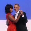 Michelle et Barack Obama à Washington le 21 janvier lors du bal d'investiture du président des Etats-Unis