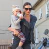 Miranda Kerr et son fils Flynn dans les rues de L.A. en janvier 2013.Photo exclusive