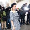 L'actrice Diane Kruger arrive au défilé Chanel Haute Couture le 22 janvier 2013