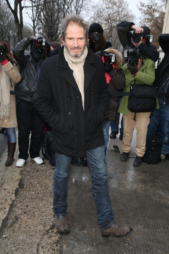 Christopher Thompson arrive au défilé Chanel Haute Couture le 22 janvier 2013
