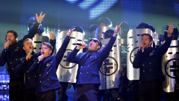 Le groupe Take That à la cérémonie des Echo Music Awards à Berlin, le 24 mars 2011.